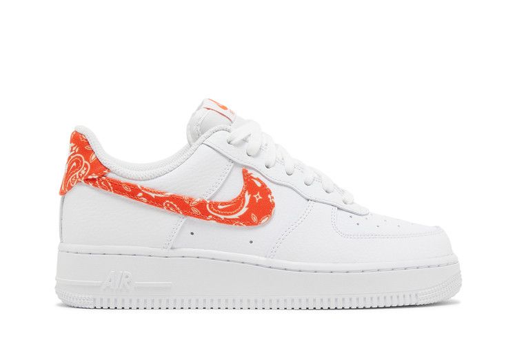 Nike Wmns Air Force 1 '07 'Rush Orange Paisley' — White/White/Rush Orange (2)
