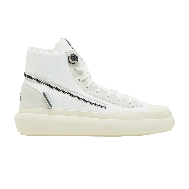 adidas Y-3 Ajatu Court High 'White Orbit Grey' — Core White/Orbit Grey/Cream White