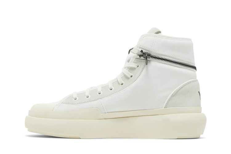 adidas Y-3 Ajatu Court High 'White Orbit Grey' — Core White/Orbit Grey/Cream White