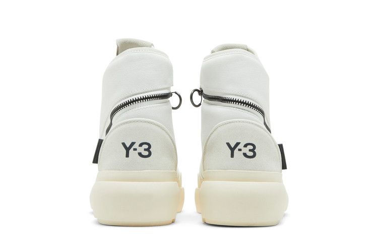 adidas Y-3 Ajatu Court High 'White Orbit Grey' — Core White/Orbit Grey/Cream White