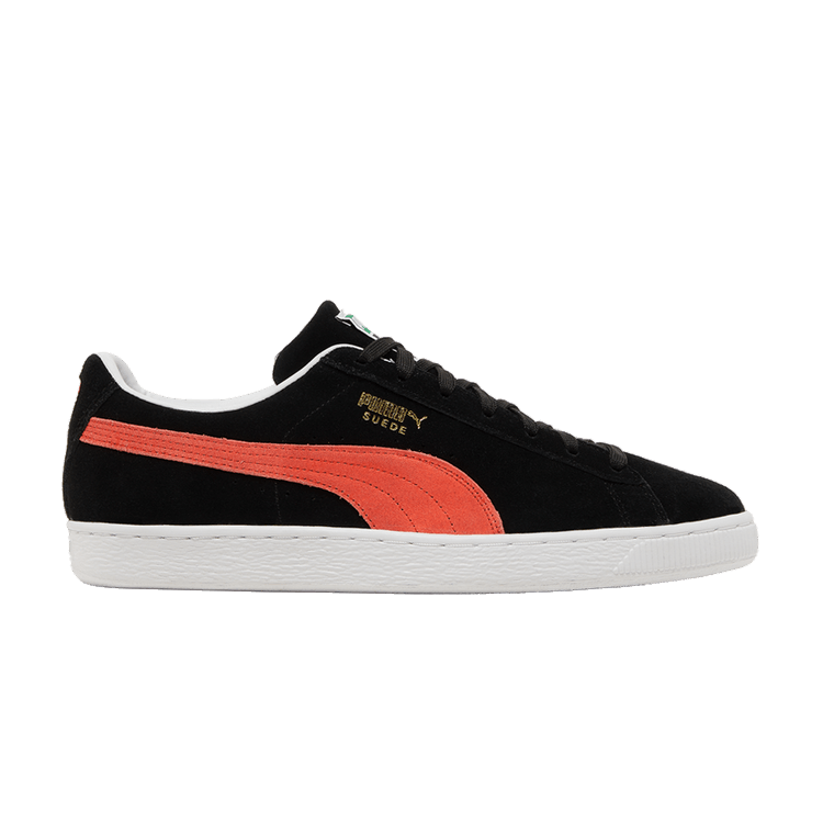 Puma Suede Classic 21 'Black Cherry Tomato' — Black/Cherry Tomato