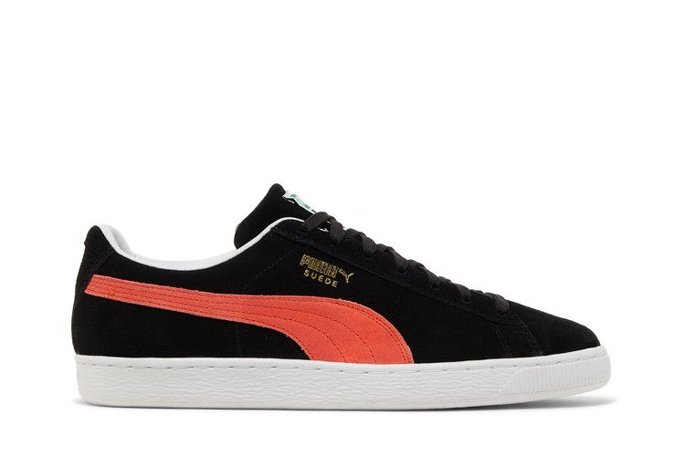 Puma Suede Classic 21 'Black Cherry Tomato' — Black/Cherry Tomato