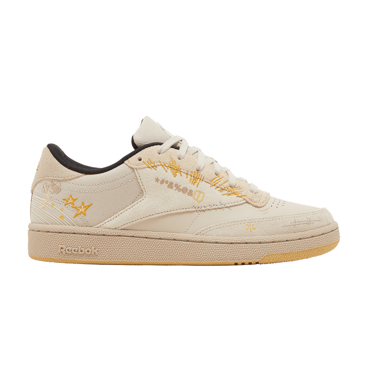Looney Tunes x Reebok Club C 85 'Props' — Pebble/Core Black/Bright Ochre