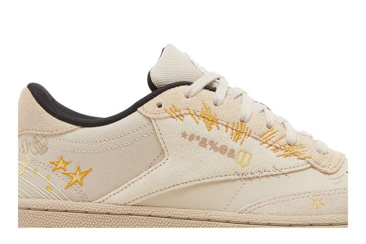 Looney Tunes x Reebok Club C 85 'Props' — Pebble/Core Black/Bright Ochre