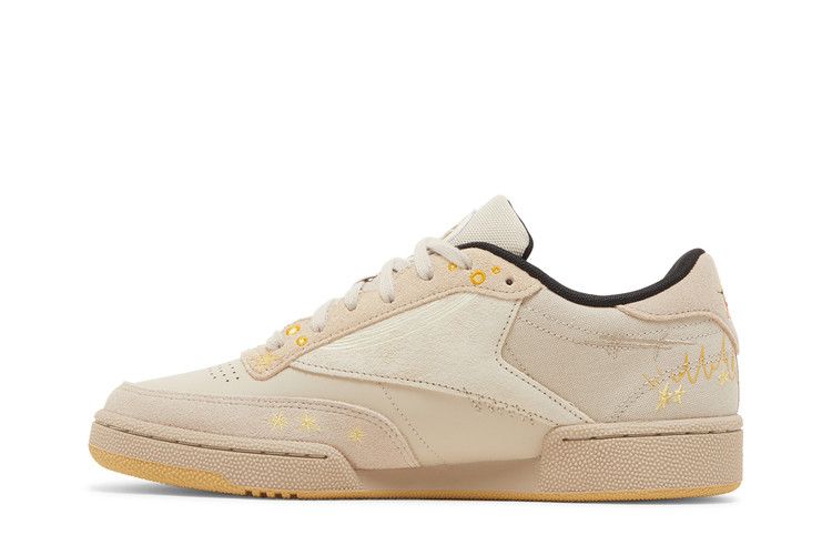 Looney Tunes x Reebok Club C 85 'Props' — Pebble/Core Black/Bright Ochre
