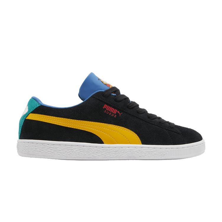 Garfield x Puma Suede 'Hungry Garfield' — Dark Cheddar/Celandine/Vallarta Blue