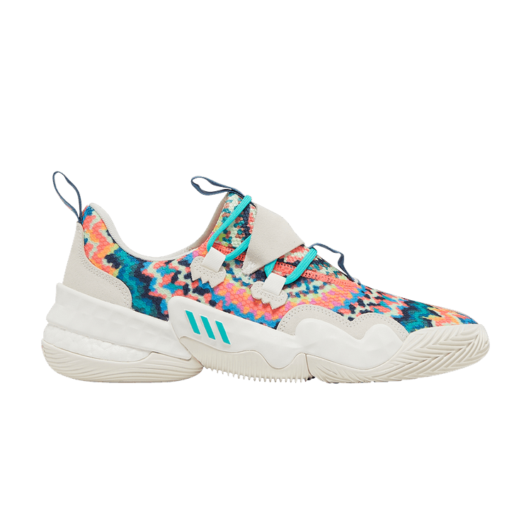 adidas Trae Young 1 'Tie-Dye' — Chalk White/Mint Rush/Chalk White