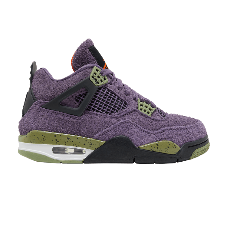 Wmns Air Jordan 4 Retro 'Canyon Purple' — Canyon Purple/Anthracite/Alligator/Safety Orange