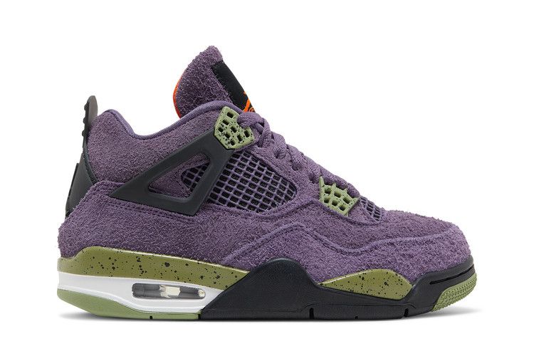 Wmns Air Jordan 4 Retro 'Canyon Purple' — Canyon Purple/Anthracite/Alligator/Safety Orange