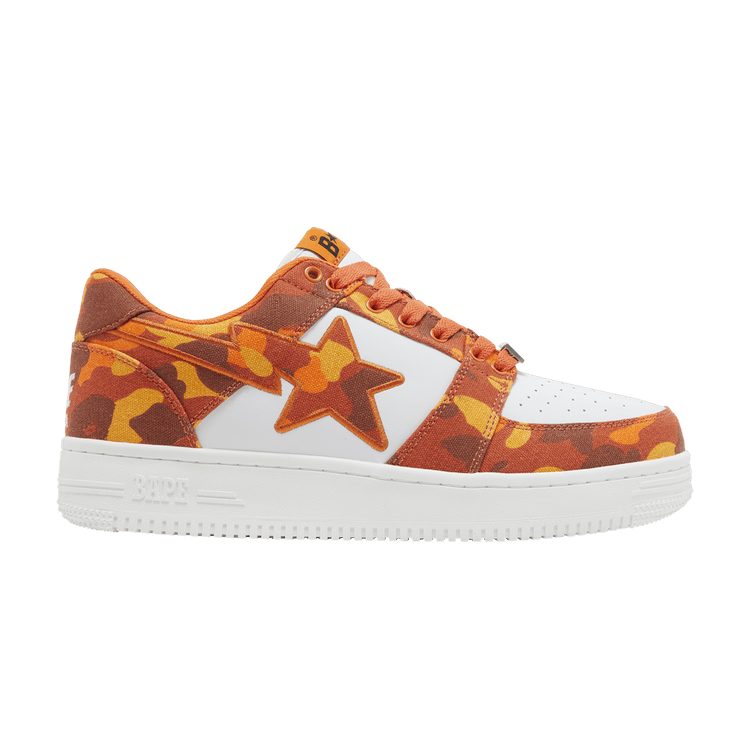 Heron Preston x Bapesta 'ABC Camo - Orange' — White/Orange