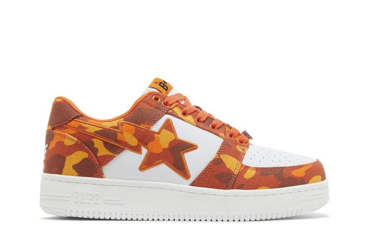 Heron Preston x Bapesta 'ABC Camo - Orange' — White/Orange