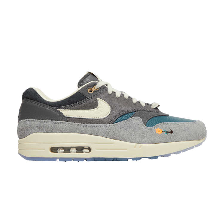 Kasina x Nike Air Max 1 SP 'Won-Ang - Grey' — Particle Grey/Iron Grey/Dark Smoke Grey/Dark Teal Green