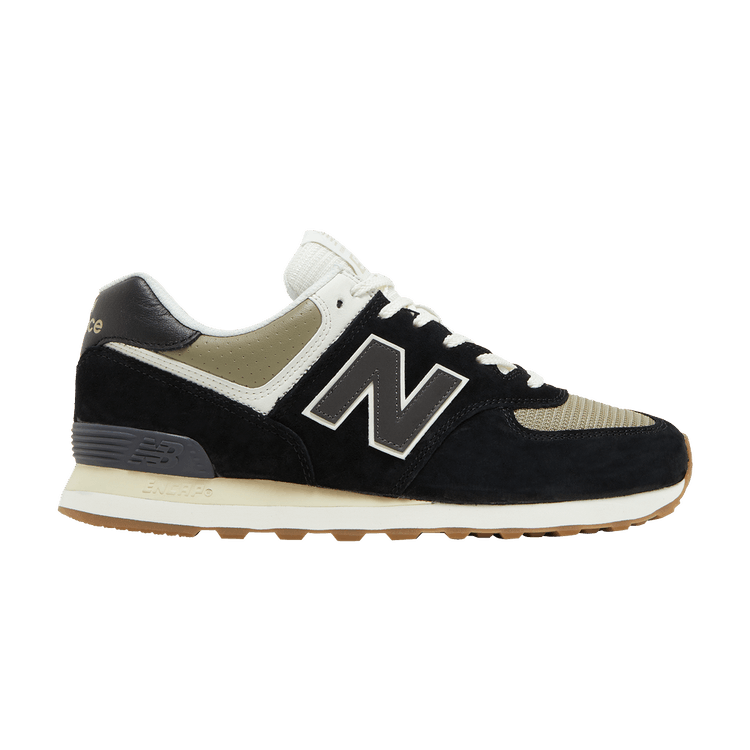 New Balance 574 'Black True Camo Gum' — Black/True Camo