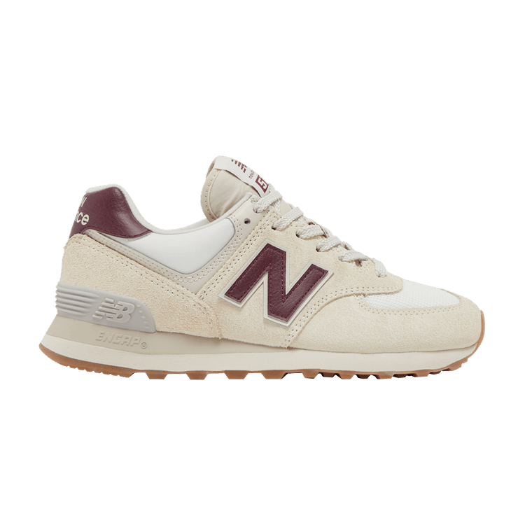 New Balance Wmns 574v2 'Moonbeam Burgundy' — Moonbeam/Burgundy