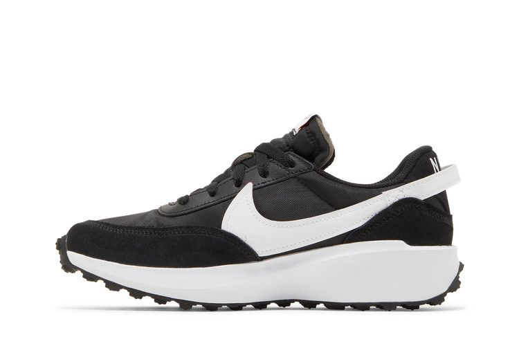 Nike Wmns Waffle Debut 'Black White' — Black/Orange/Clear/White (4)