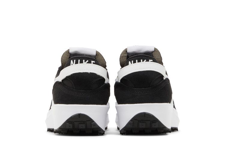 Nike Wmns Waffle Debut 'Black White' — Black/Orange/Clear/White (7)