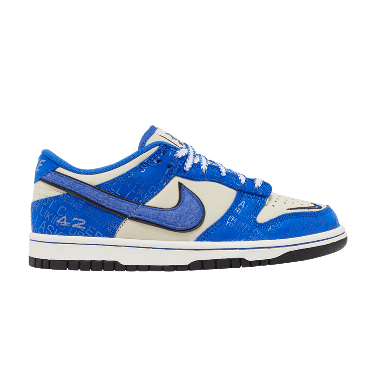 Nike Dunk Low GS 'Jackie Robinson' — Racer Blue/Racer Blue/Coconut