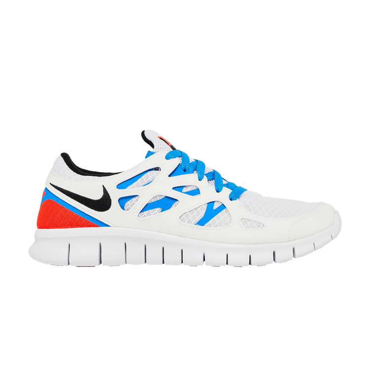 Nike Free Run 2 'White Photo Blue' — White/Bright Crimson/Black/Photo Blue