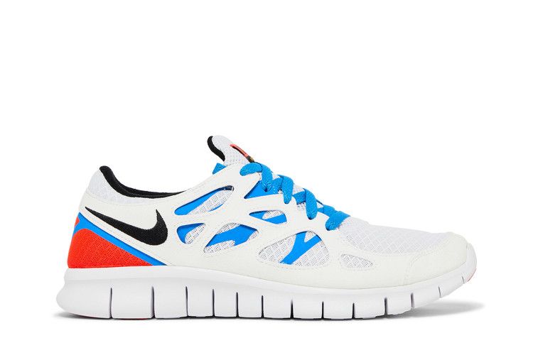 Nike Free Run 2 'White Photo Blue' — White/Bright Crimson/Black/Photo Blue (2)
