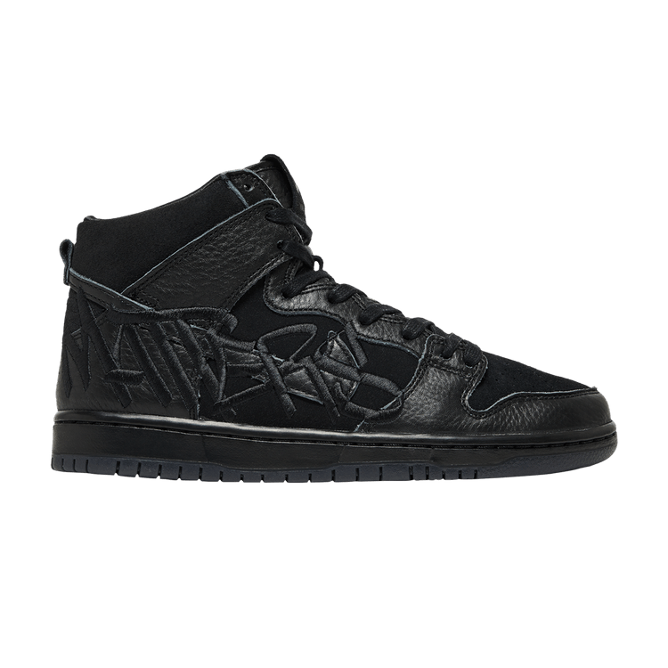 FAUST x Nike Dunk High SB 'The Devil is in The Details' — Black/Metallic Gold/Black