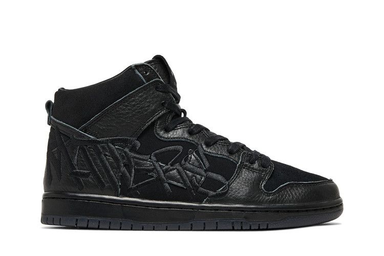 FAUST x Nike Dunk High SB 'The Devil is in The Details' — Black/Metallic Gold/Black (2)