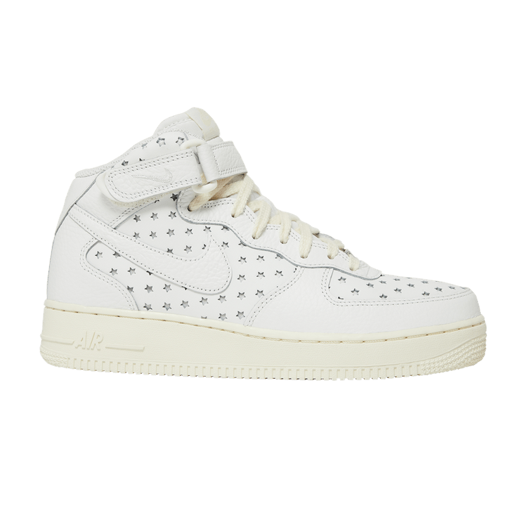 Nike Wmns Air Force 1 Mid 'Cut Out Stars' — Summit White/Summit White/Coconut Milk