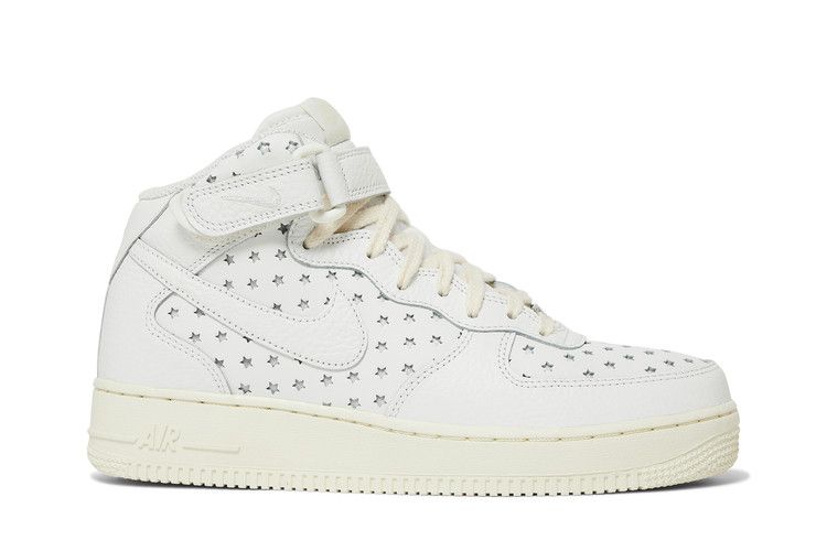 Nike Wmns Air Force 1 Mid 'Cut Out Stars' — Summit White/Summit White/Coconut Milk (2)