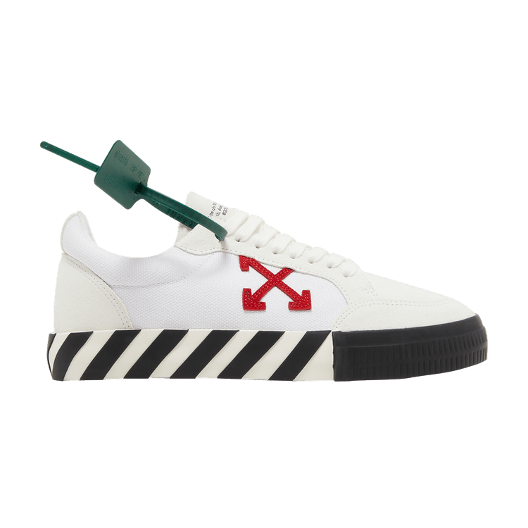 Off-White Vulc Sneaker 'White Red' — White/Red/Black