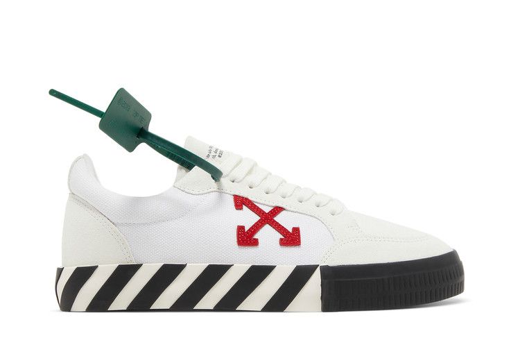 Off-White Vulc Sneaker 'White Red' — White/Red/Black