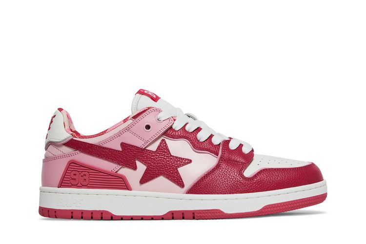 BAPE Sk8 Sta #2 'ABC Camo - Red' — Red