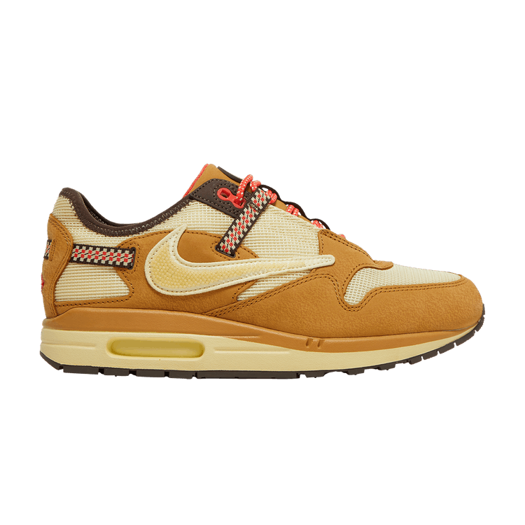 Travis Scott x Nike Air Max 1 'Wheat' — Wheat/Lemon Drop/Baroque Brown