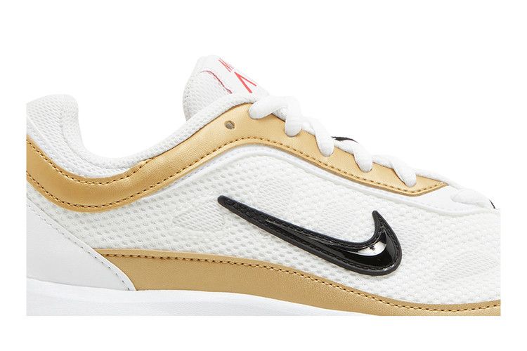 Nike Wmns Air Max AP 'White Metallic Gold' — White/Metallic Gold/University Red/Black