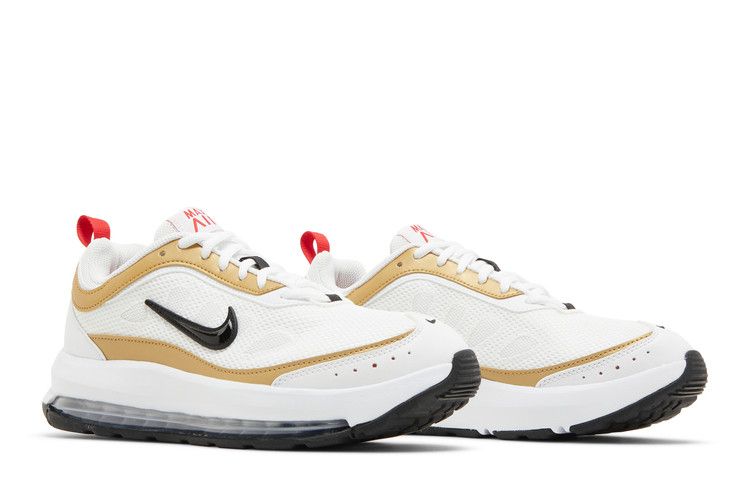 Nike Wmns Air Max AP 'White Metallic Gold' — White/Metallic Gold/University Red/Black