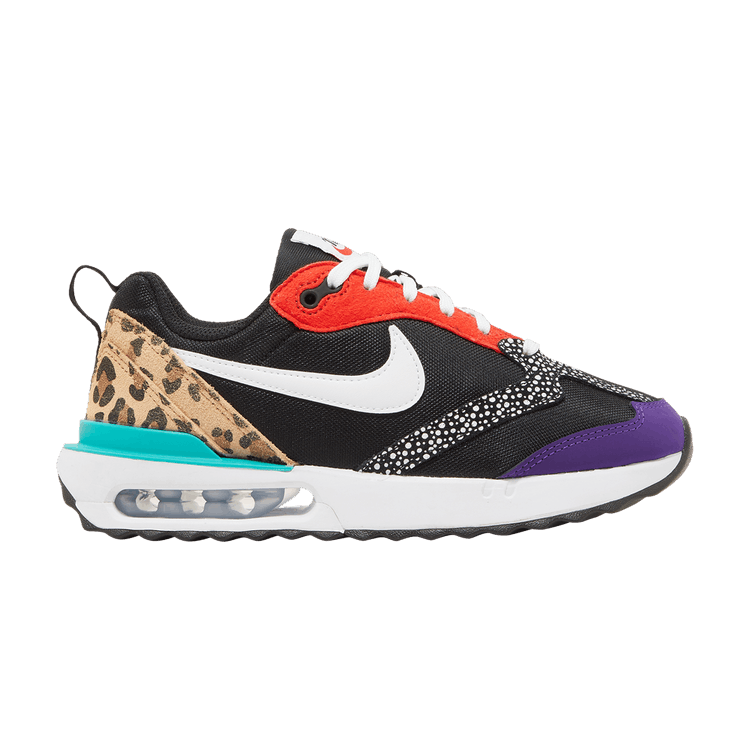 Nike Wmns Air Max Dawn SE 'Safari Animal' — Black/Habanero Red/Electro Purple/White