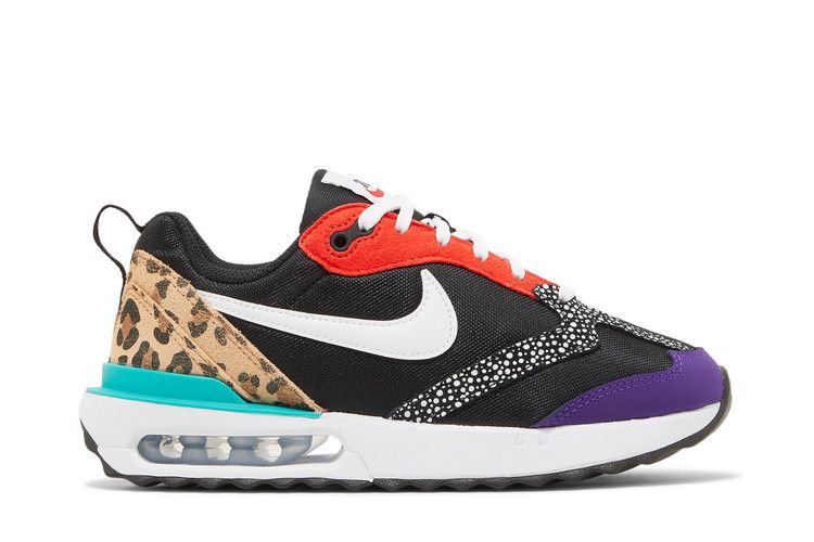 Nike Wmns Air Max Dawn SE 'Safari Animal' — Black/Habanero Red/Electro Purple/White (2)