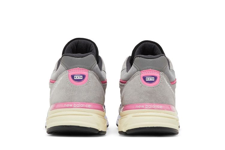 Kith x United Arrows & Sons x New Balance 990v4 Made in USA — Grey/Pink