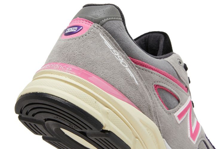 Kith x United Arrows & Sons x New Balance 990v4 Made in USA — Grey/Pink