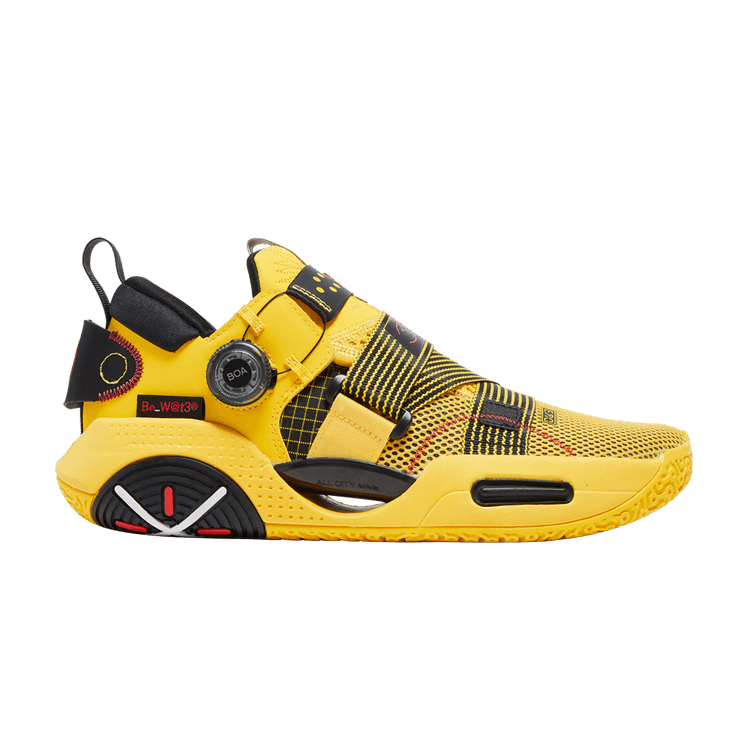 Li-Ning Way of Wade 9 V2 BOA 'Bruce Lee' — Yellow/Black/Red