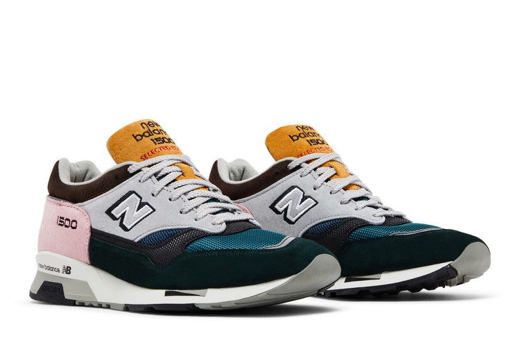 New Balance 1500 Made In England 'Selected Edition - Green Pink' — Green/Grey/Pink