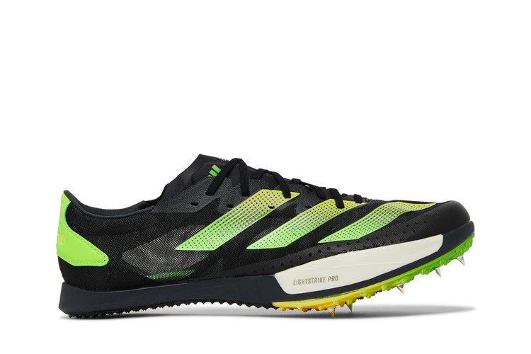 Adidas Adizero Ambition 'Black Solar Green' — Core Black/Beam Yellow/Solar Green