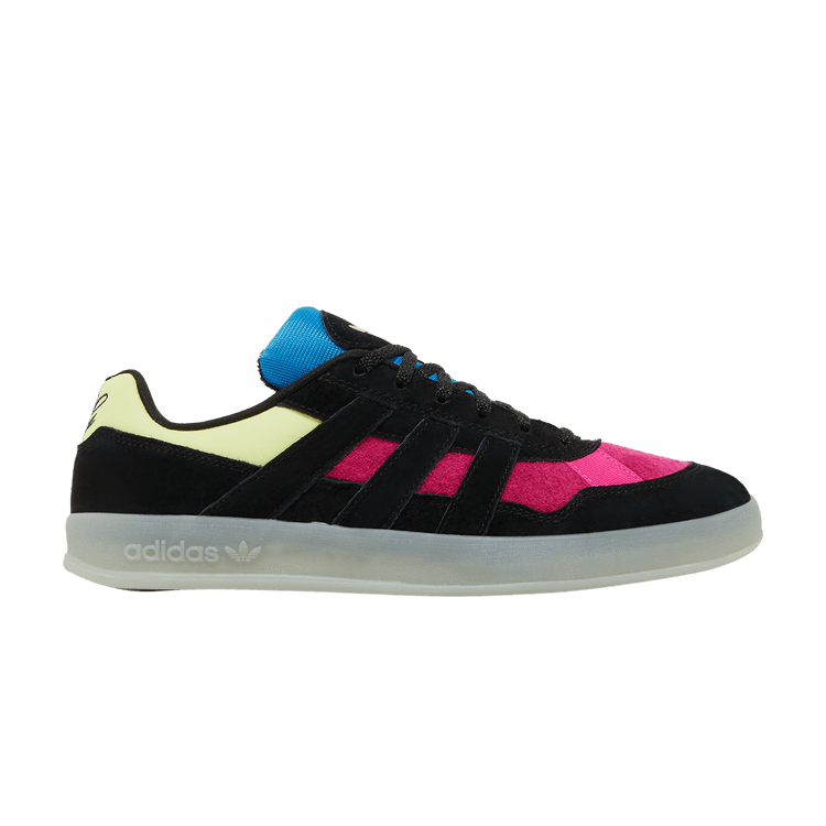 Mark Gonzales x adidas Aloha Super 'Black Multi' — Shock Pink/Core Black/Frozen Yellow