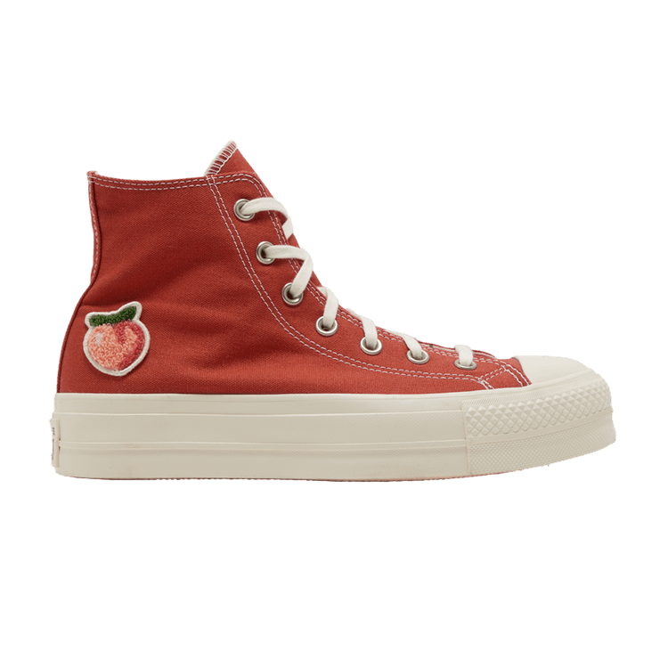 Converse Wmns Chuck Taylor All Star Lift Platform High 'Peaches' — Mantra Orange/Egret/Black