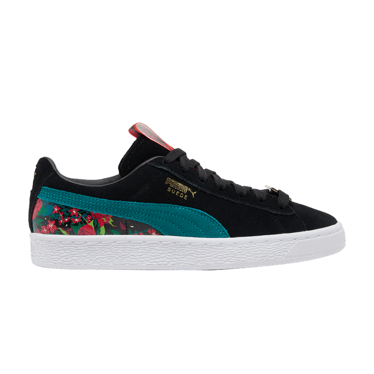 Puma DC Comics x Wmns Suede 'Poison Ivy' — Black/Parasailing