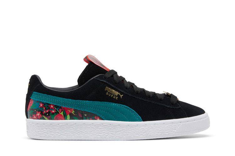 Puma DC Comics x Wmns Suede 'Poison Ivy' — Black/Parasailing