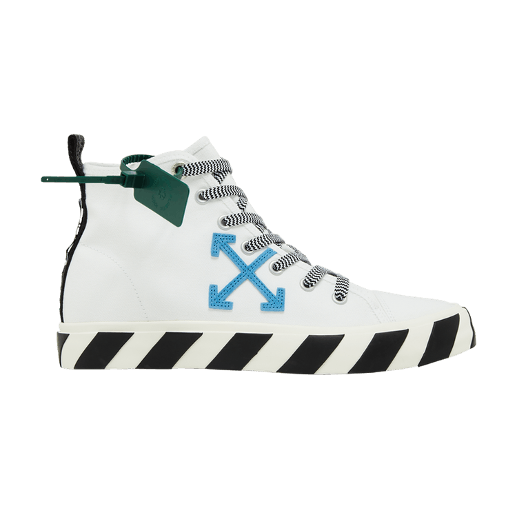 Off-White Vulcanized Mid 'White Blue' — White/Black/Blue