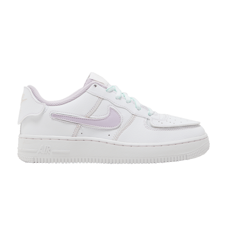Nike Air Force 1/1 GS 'White Doll' — White/Doll/Atmosphere