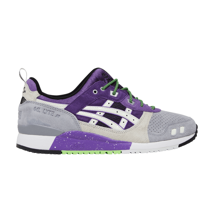 atmos x Sneaker Freaker x ASICS Gel Lyte 3 'Alley Cats' — Sheet Rock/Gentry Purple