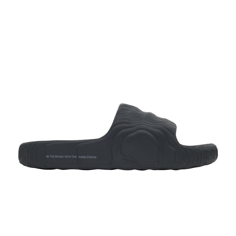 adidas Adilette 22 Slides 'Carbon' — Carbon/Carbon/Carbon