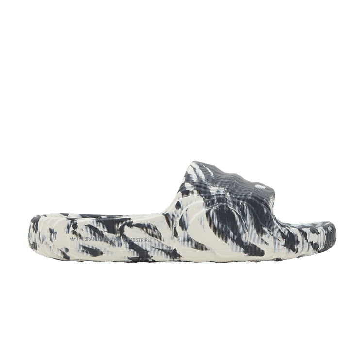 adidas Adilette 22 Slides 'Carbon Aluminium' — Carbon/Aluminium/Aluminium