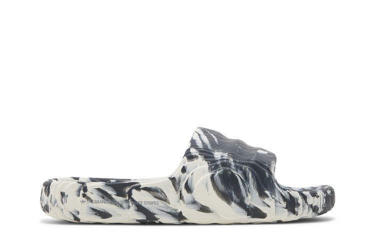 adidas Adilette 22 Slides 'Carbon Aluminium' — Carbon/Aluminium/Aluminium